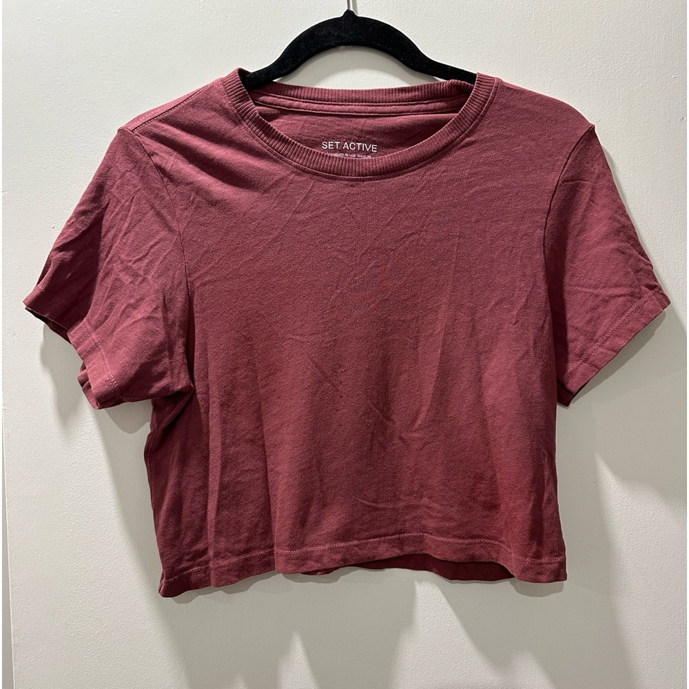 Set Active Cropped Everyday Cotton Tee